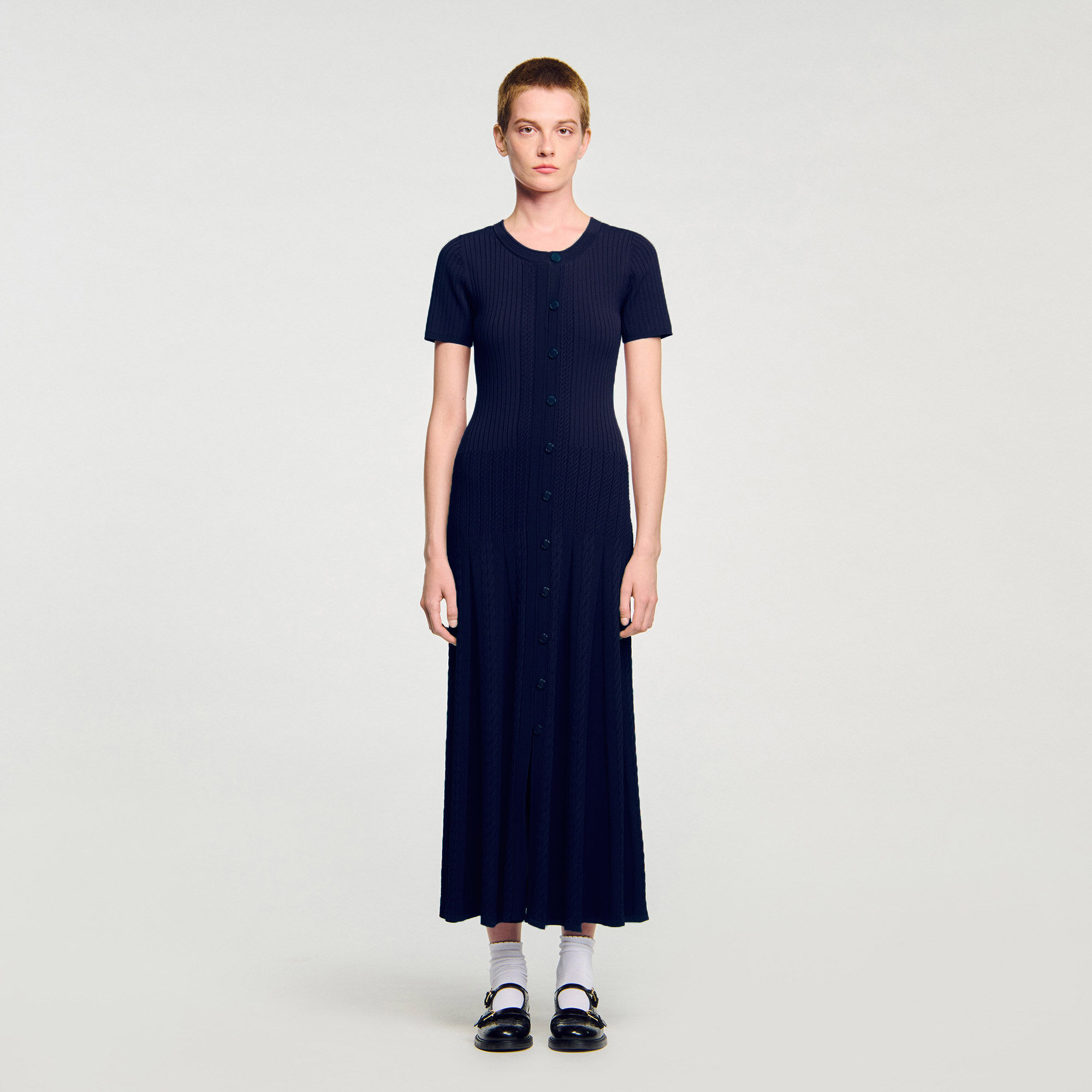 Knit maxi dress