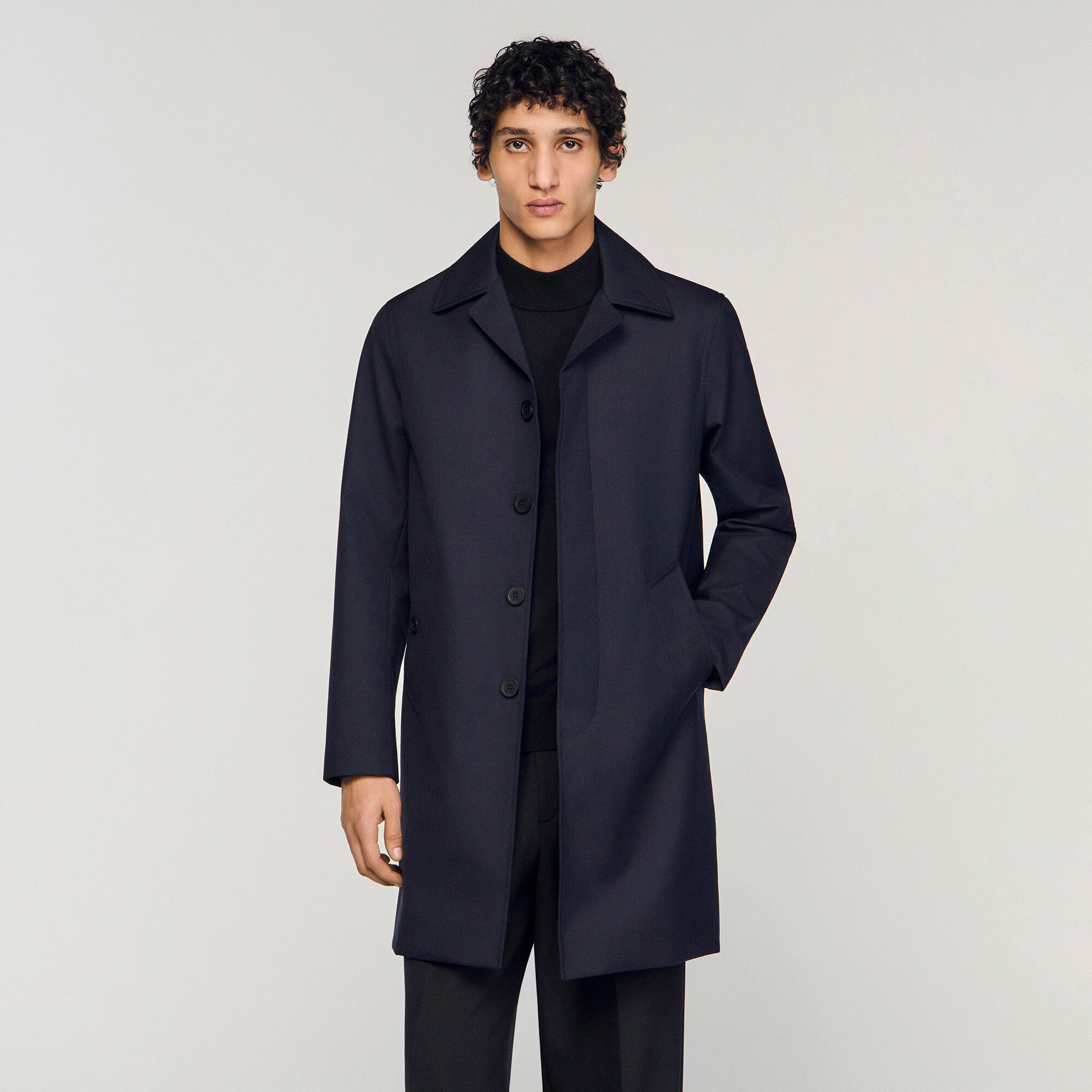 Waterproof technical fabric coat