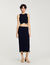 Cropped jumper with chain detail