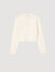 Cropped cardigan with peal buttons