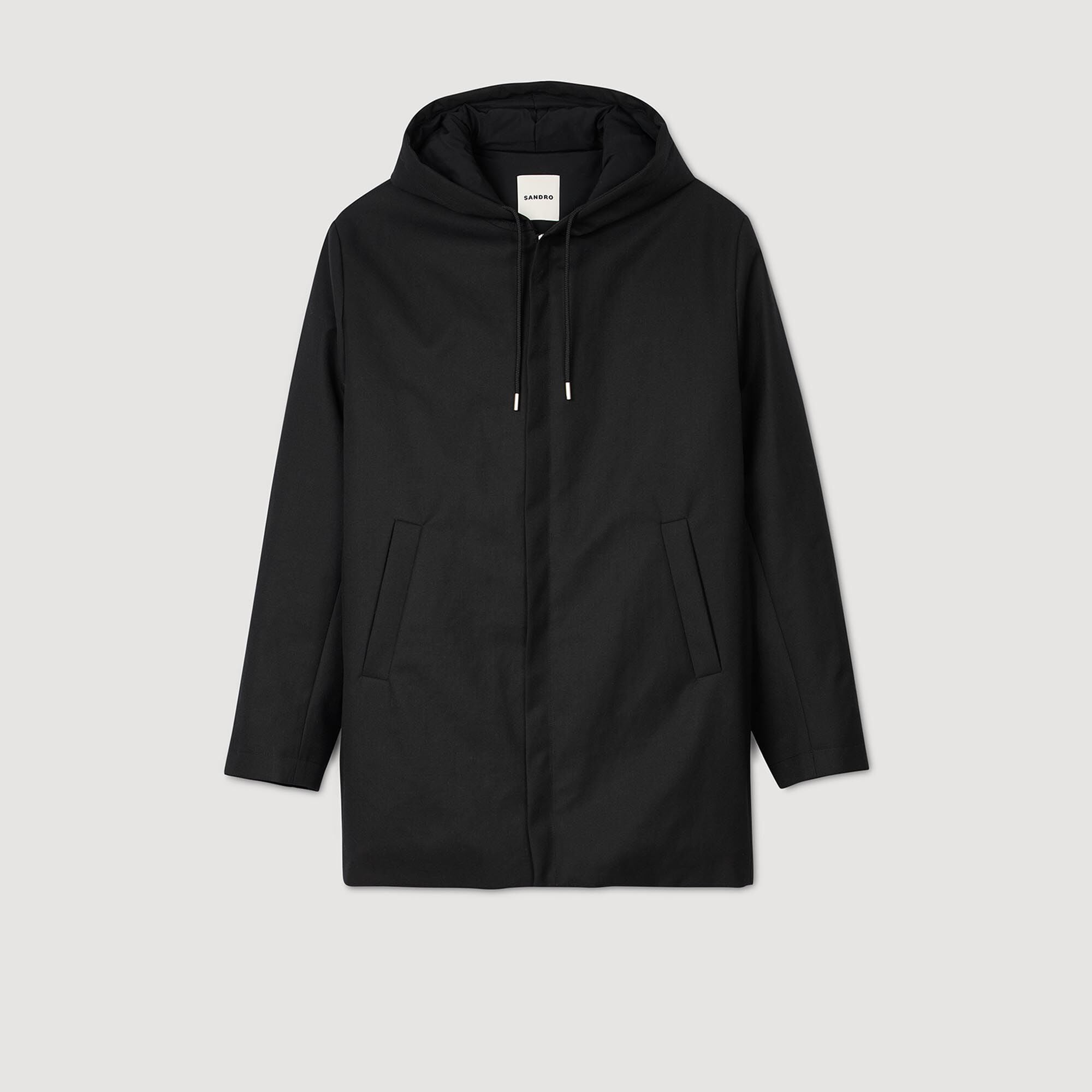 Hooded parka with zip - Men | Sandro