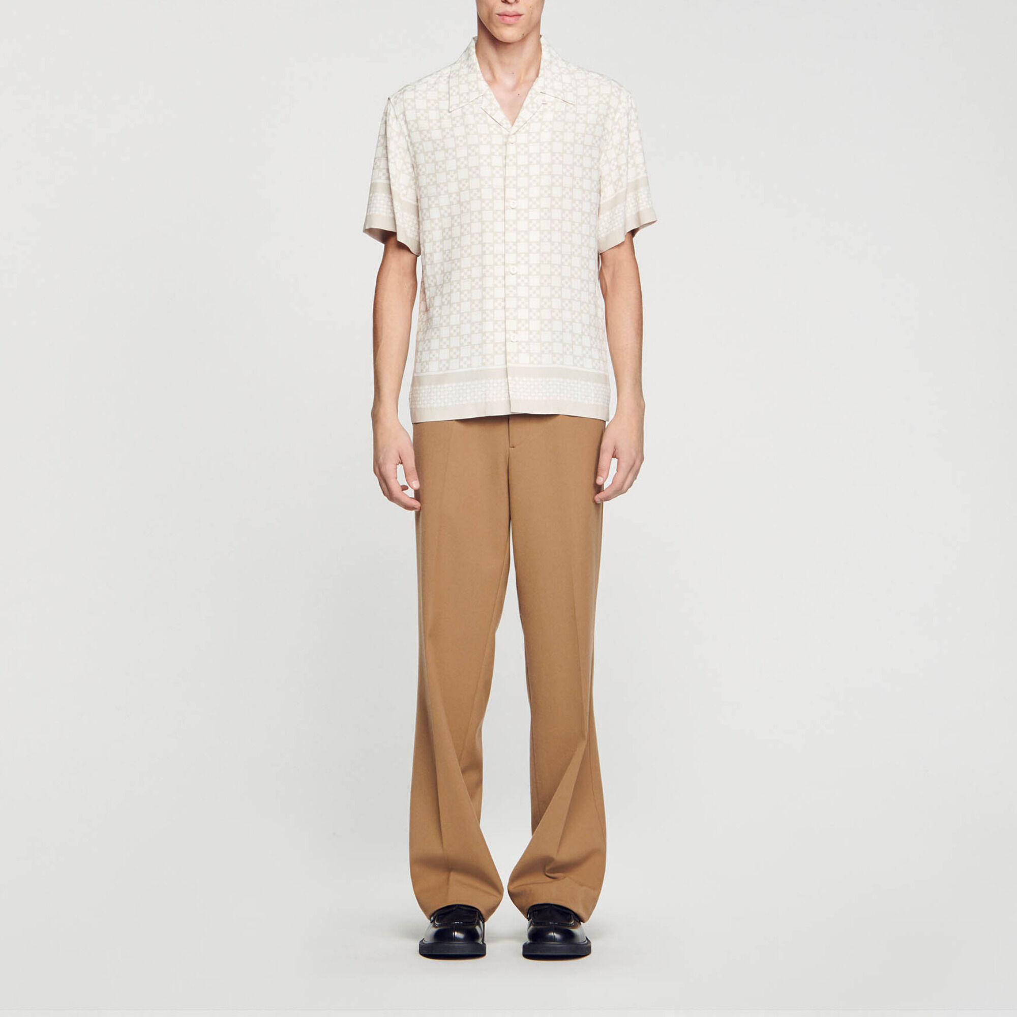 Square Cross short-sleeved shirt