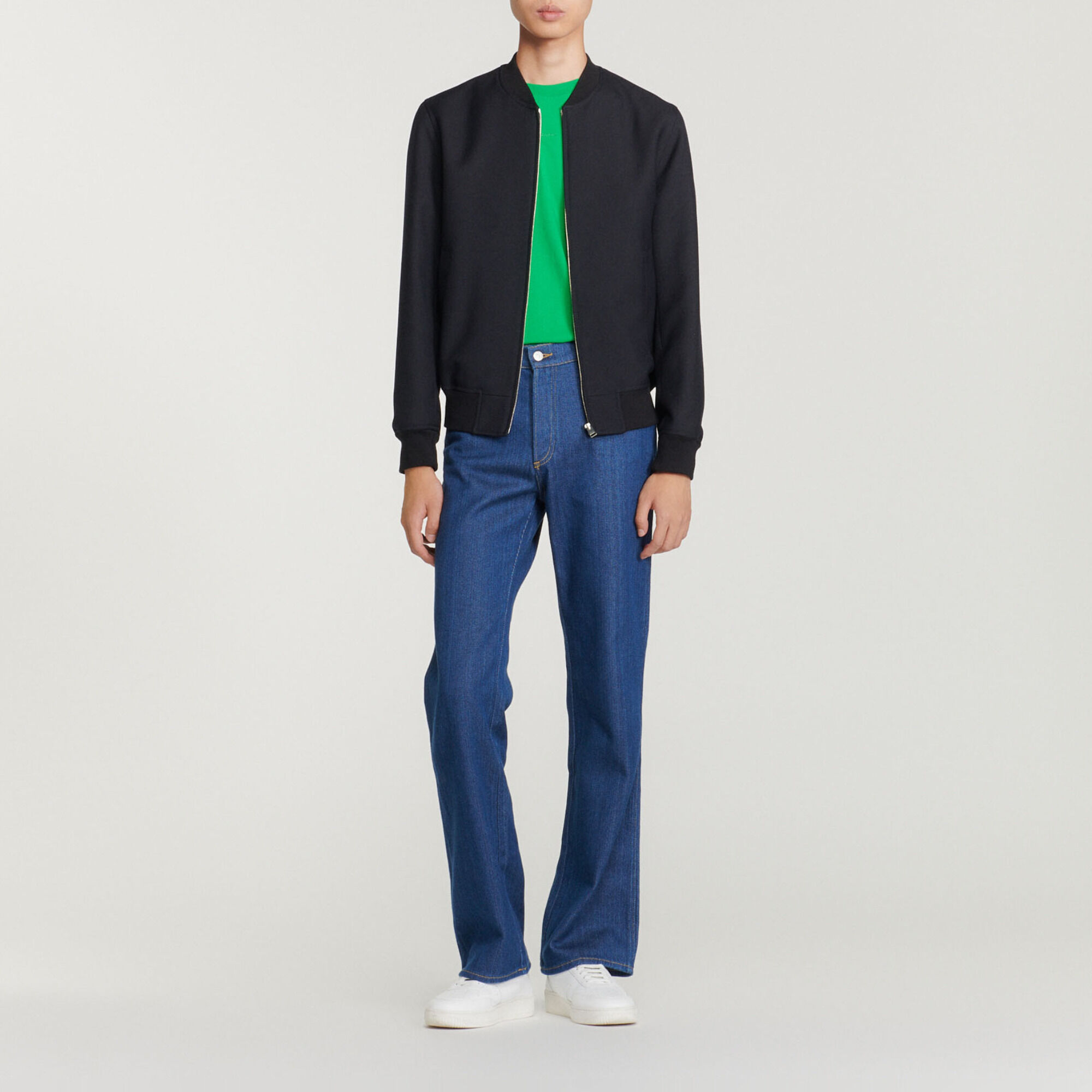 Wool varsity jacket - Men | Sandro