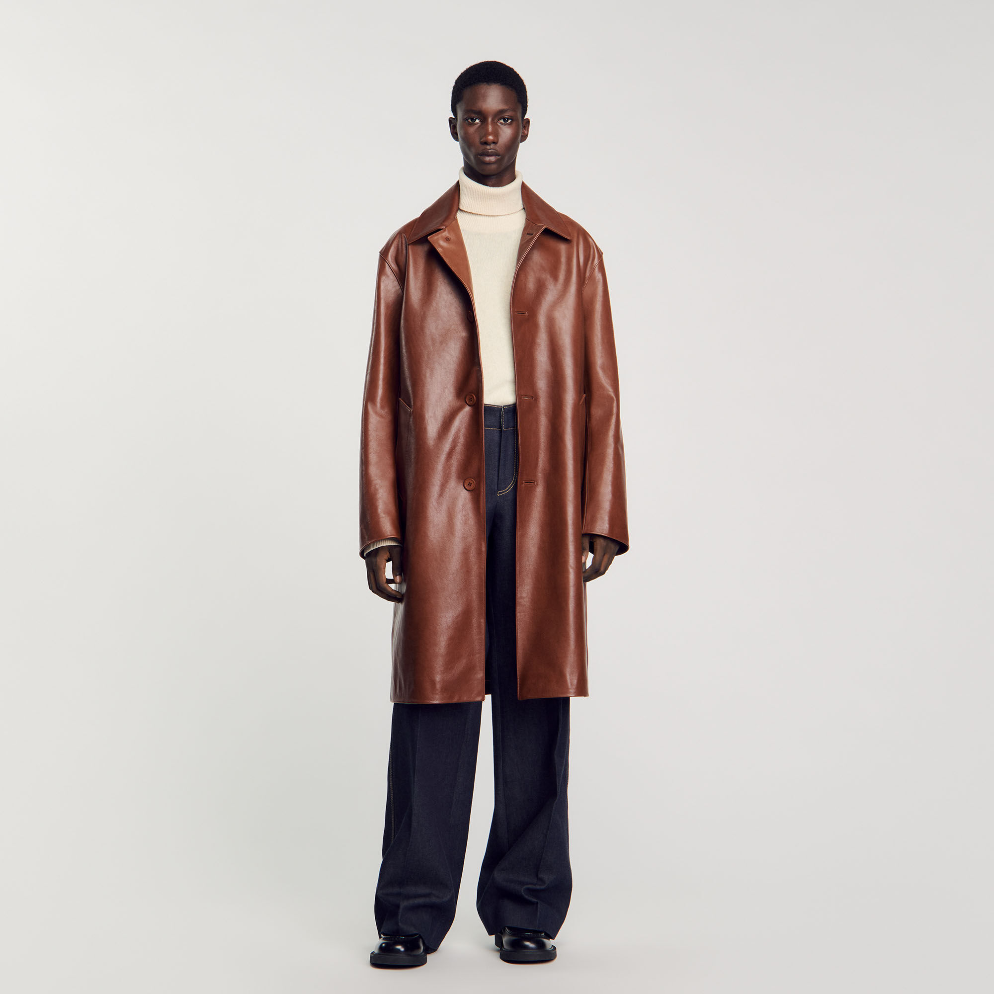 Leather mac