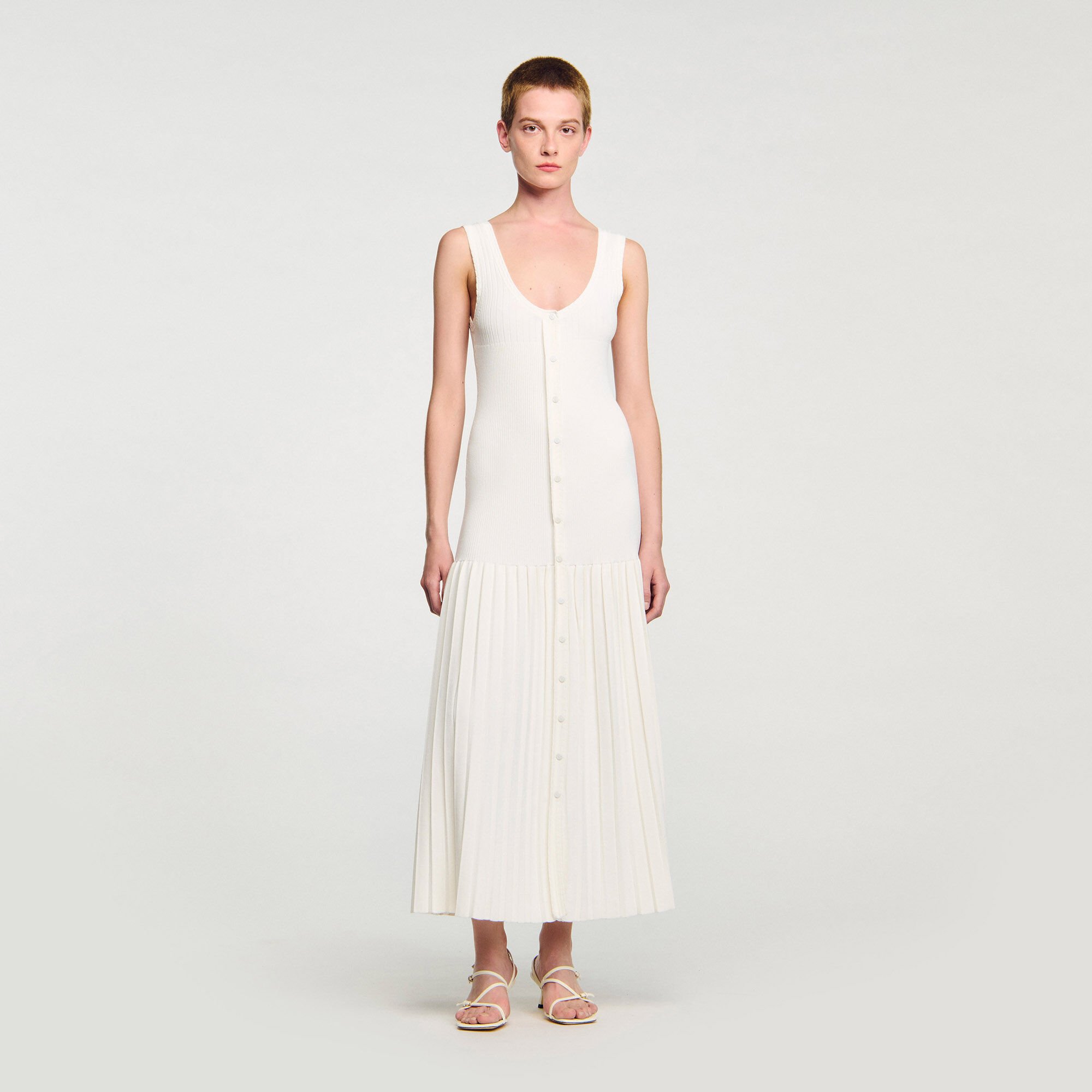 Knit maxi dress