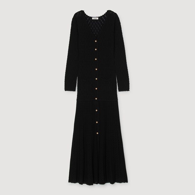 Fancy knit maxi dress