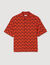 Loose-fit rope print shirt