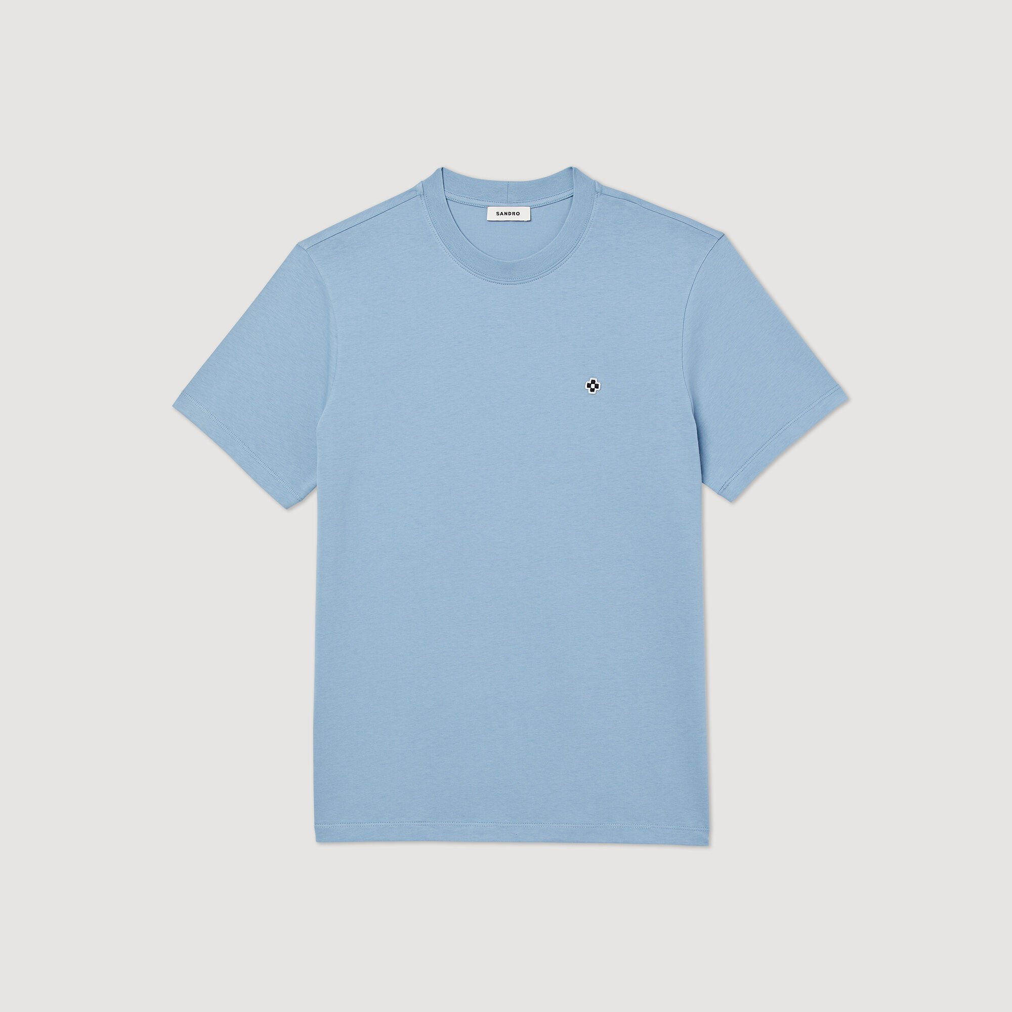 T-shirt with Square Cross patch