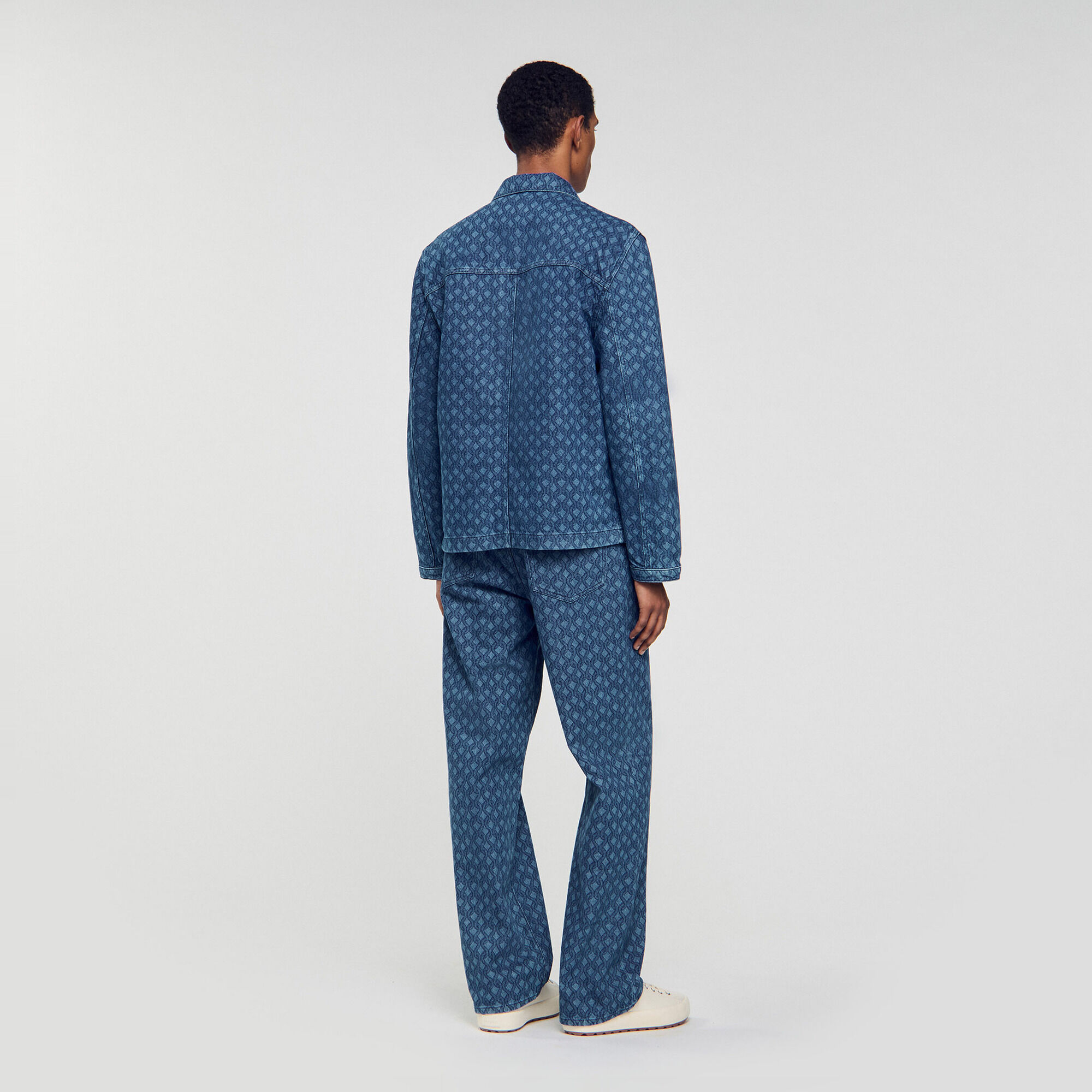Rope motif denim jacket - Men | Sandro