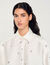 Shirt embellished with rhinestones