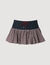 Checked skort