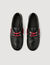 Leather boat shoe loafers