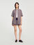 Oversized check shirt