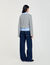 Cardigan with removable shirt collar
