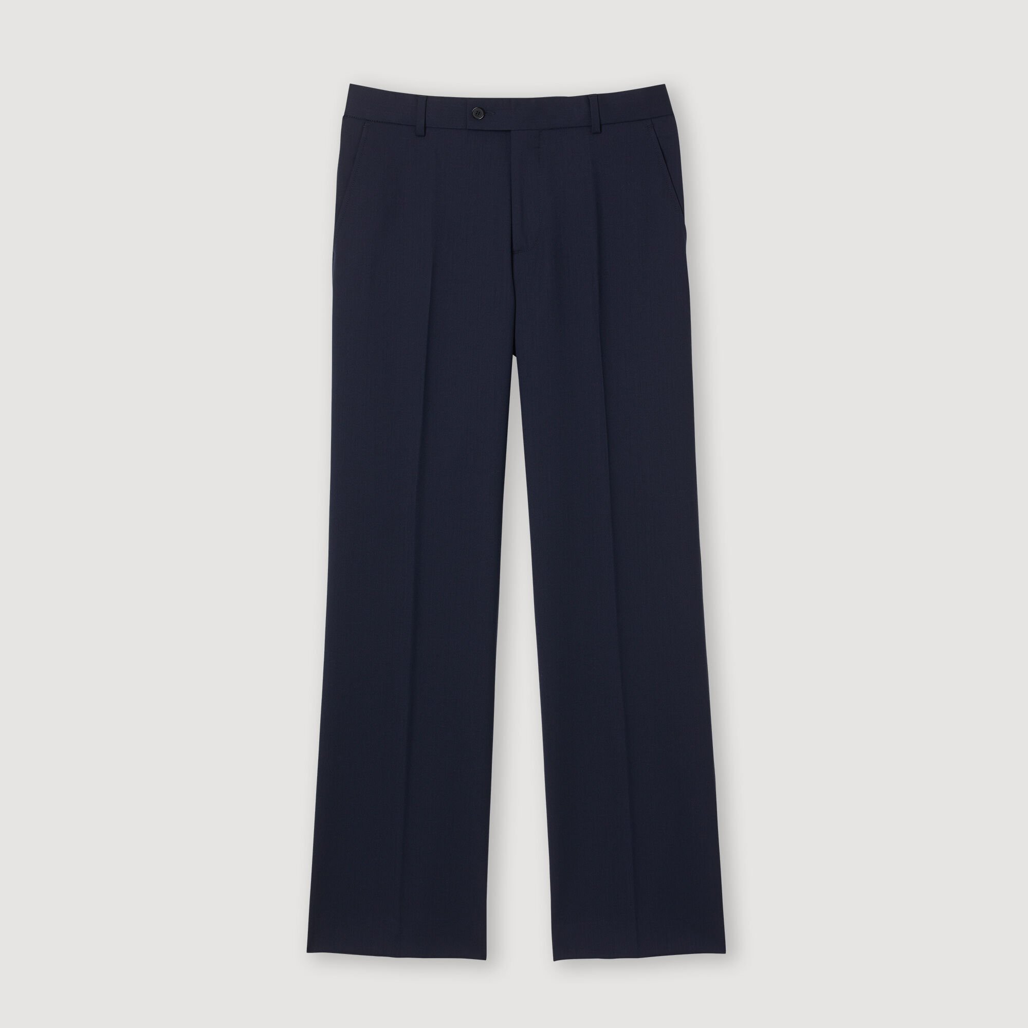 Wool suit trousers