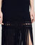 Fringed knit dress