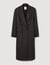 Fitted double-breasted coat