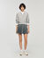 Cardigan with beaded collar