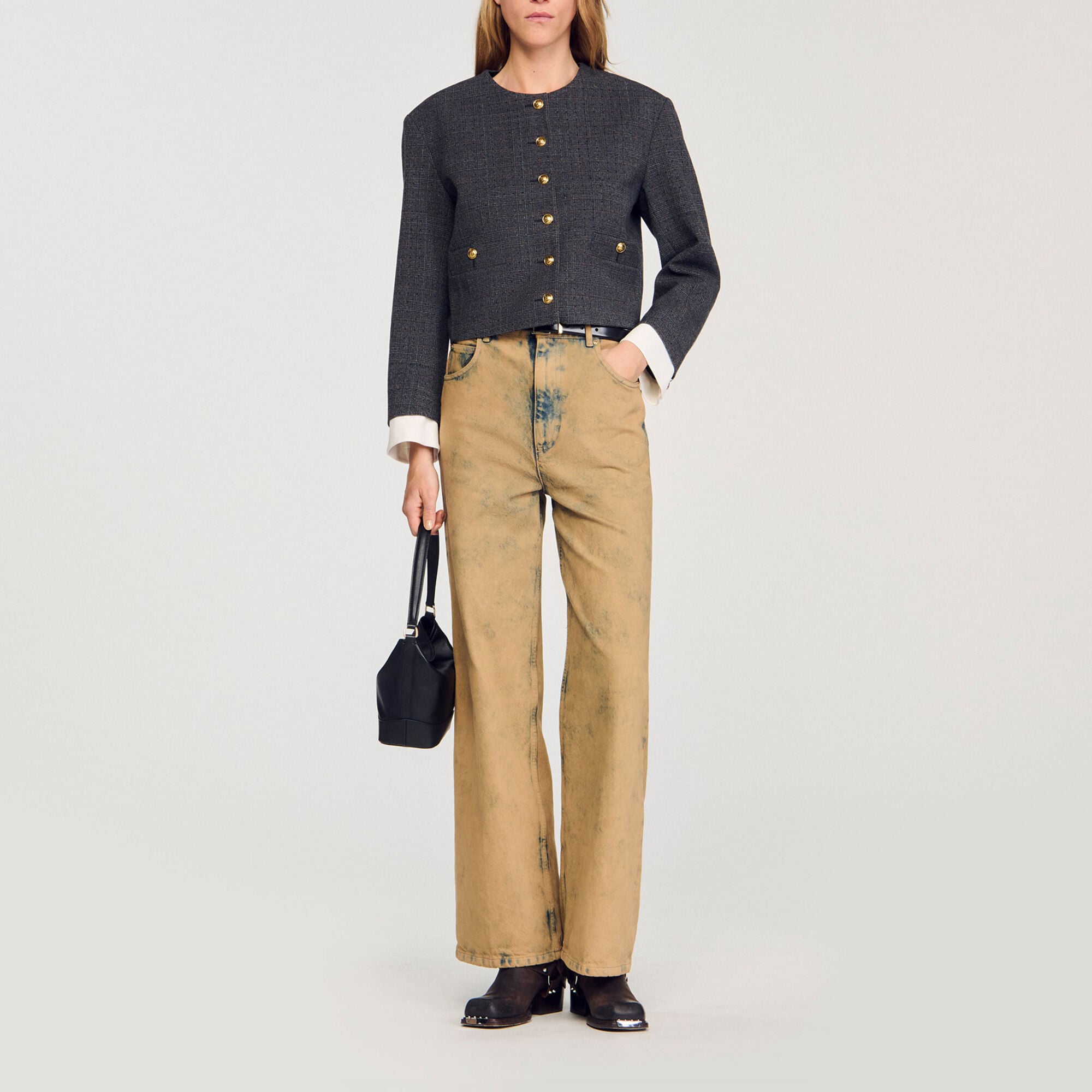 Rhinestone tailored jacket - Women | Sandro
