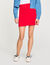 Short knit skirt
