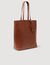 Leather shopping bag