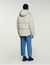 3/4-length hooded puffer jacket