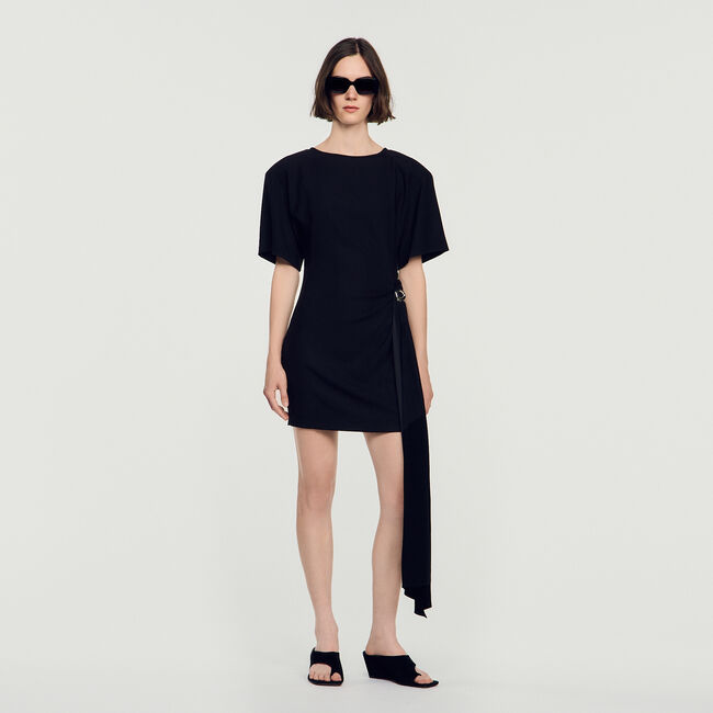 Short draped dress - Women | Sandro