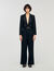 Short satin bow jacket