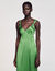 Fluid satin-effect dress