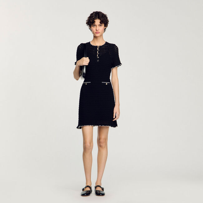 Short knit dress