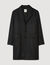 Wool broadcloth coat