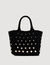 Beaded crochet bag