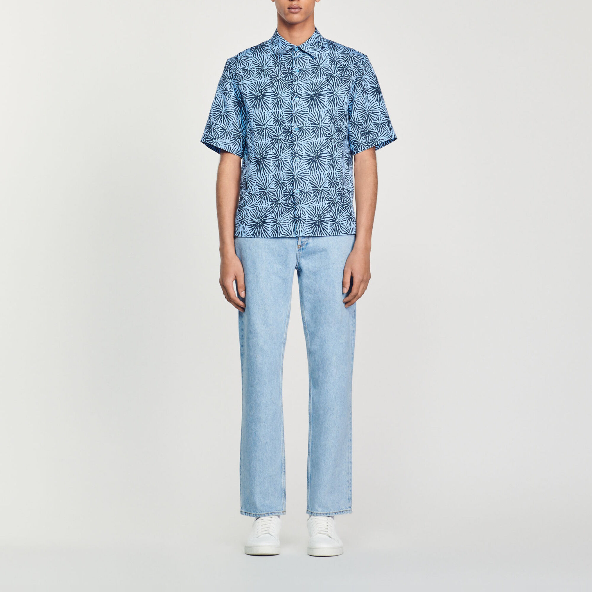 Oversized printed shirt