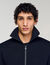 Zip-up wool cardigan
