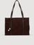 Soft suede shopping bag