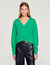 Polo-neck jumper
