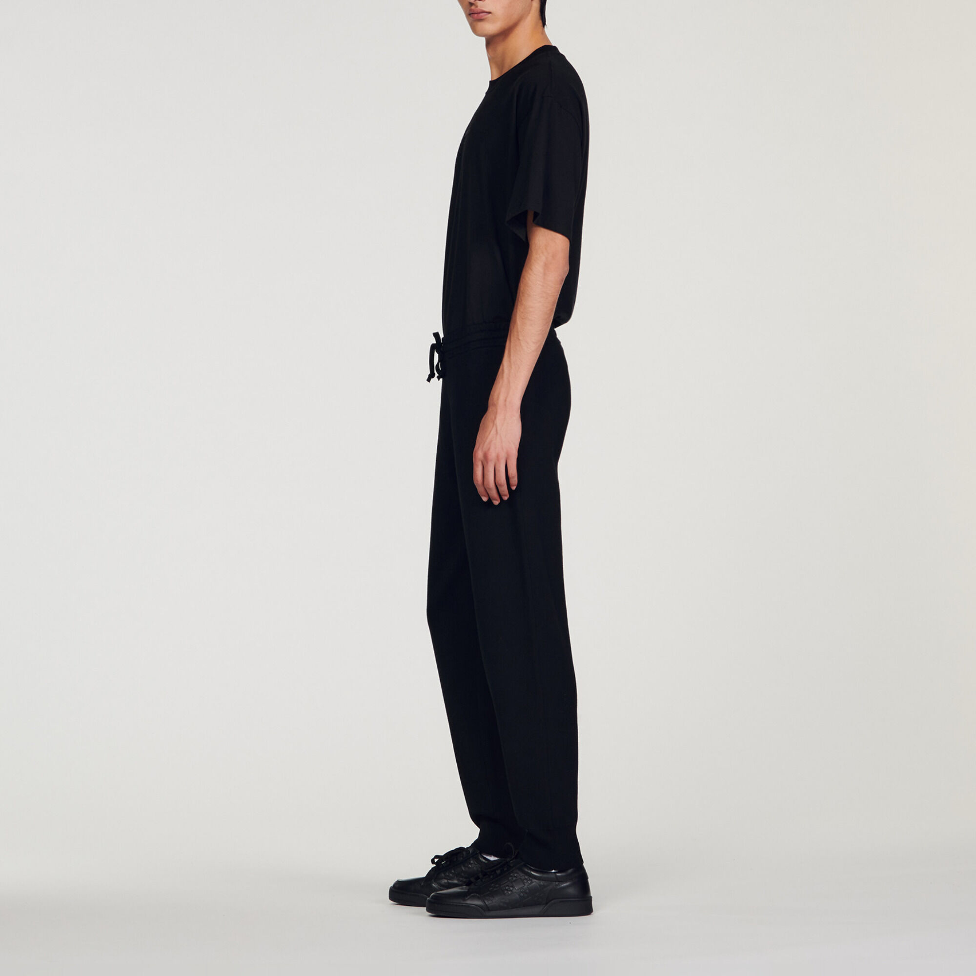 Knit jogging bottoms