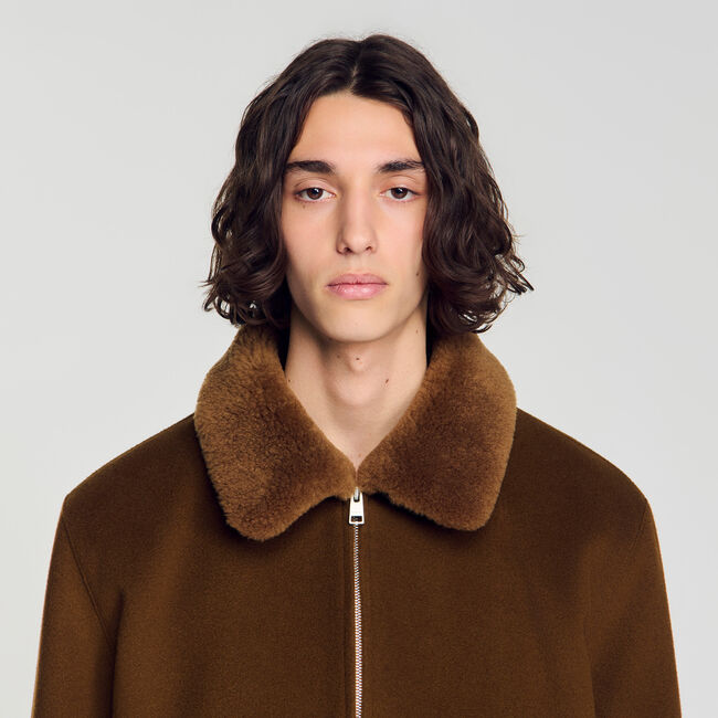 Wool and cashmere jacket - Men | Sandro