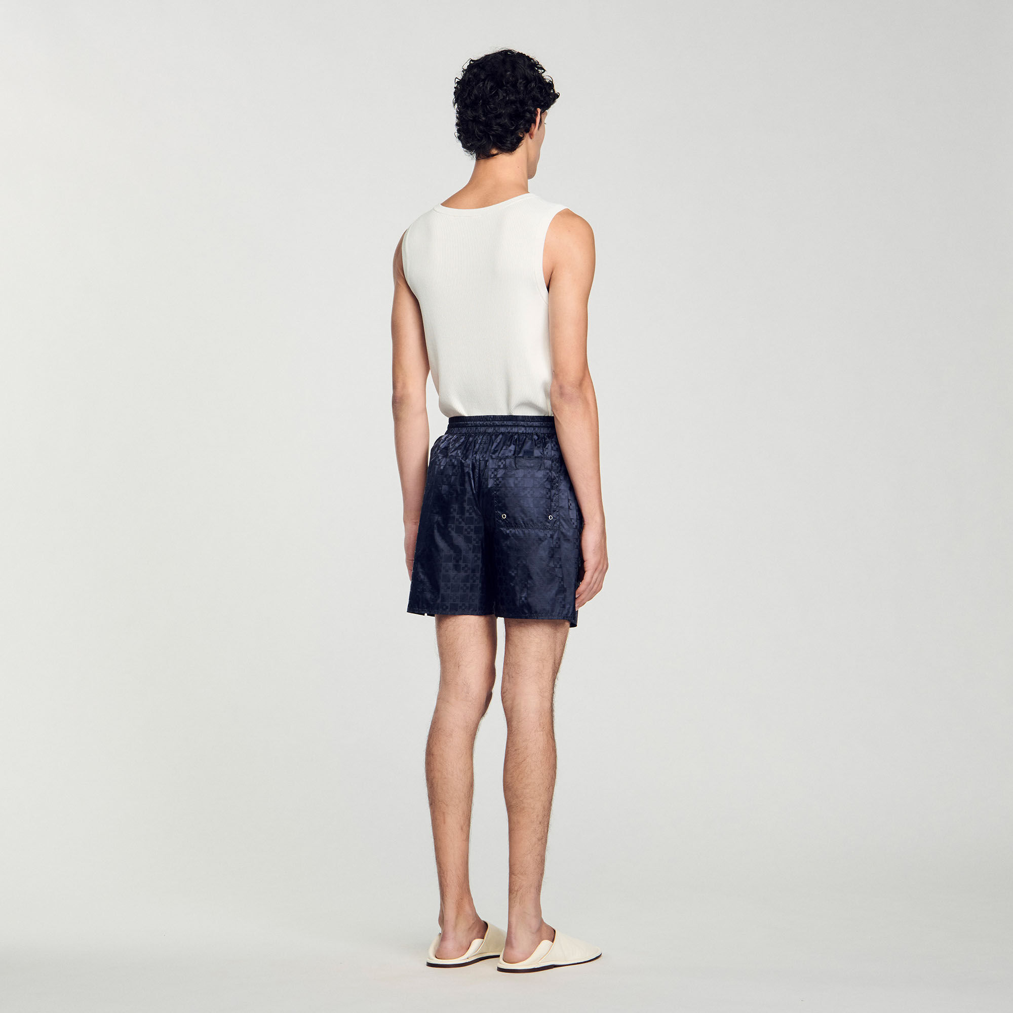 Squarecross swim shorts