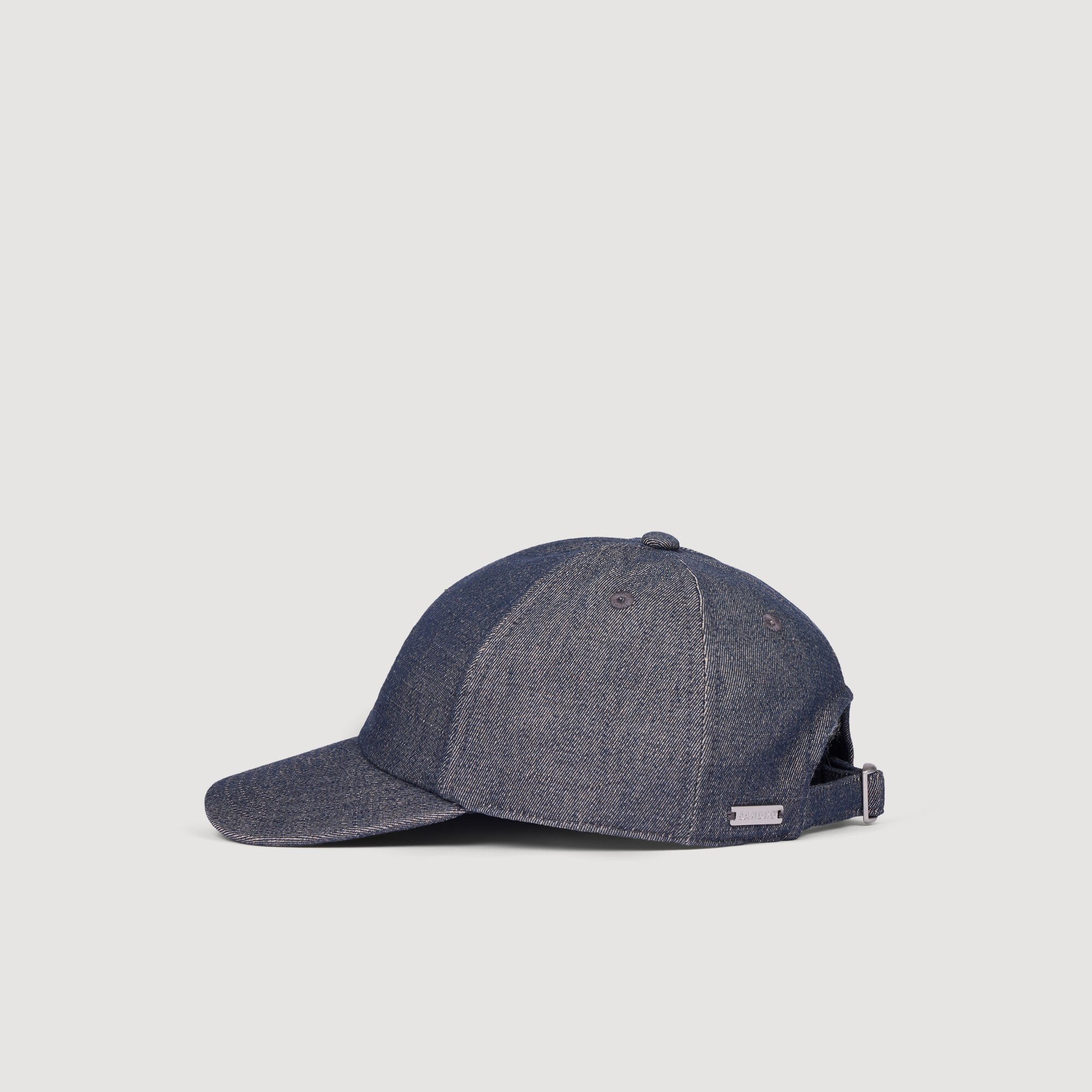 Denim cap with logo