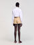 Lace bib shirt