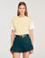 Dual-material knit jumper