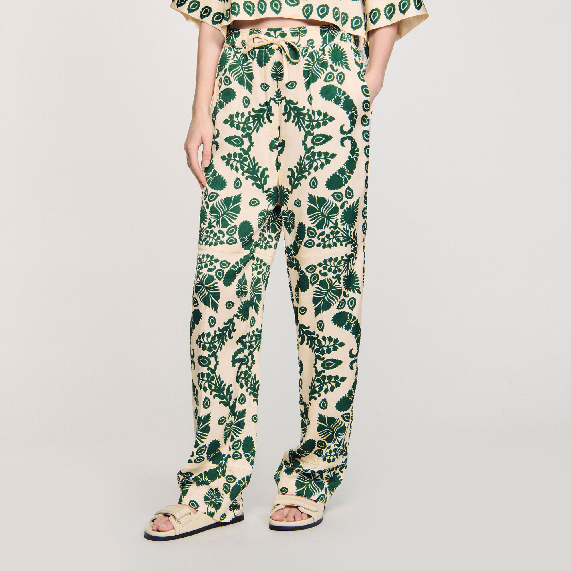 Floral trousers