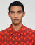 Loose-fit rope print shirt