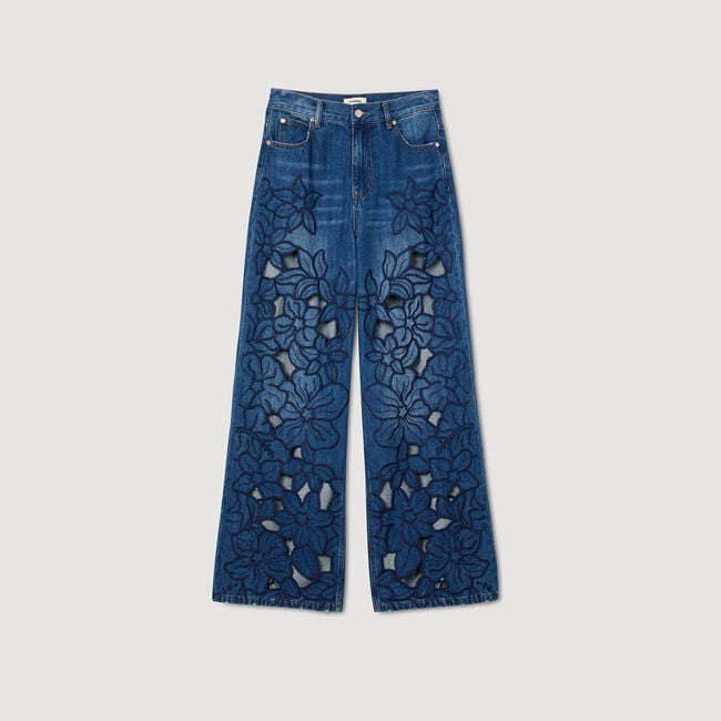 Embroidered jeans
