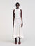 Lace trim maxi dress