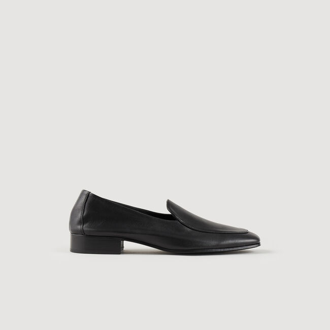 Leather loafers