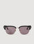 Acetate logo sunglasses