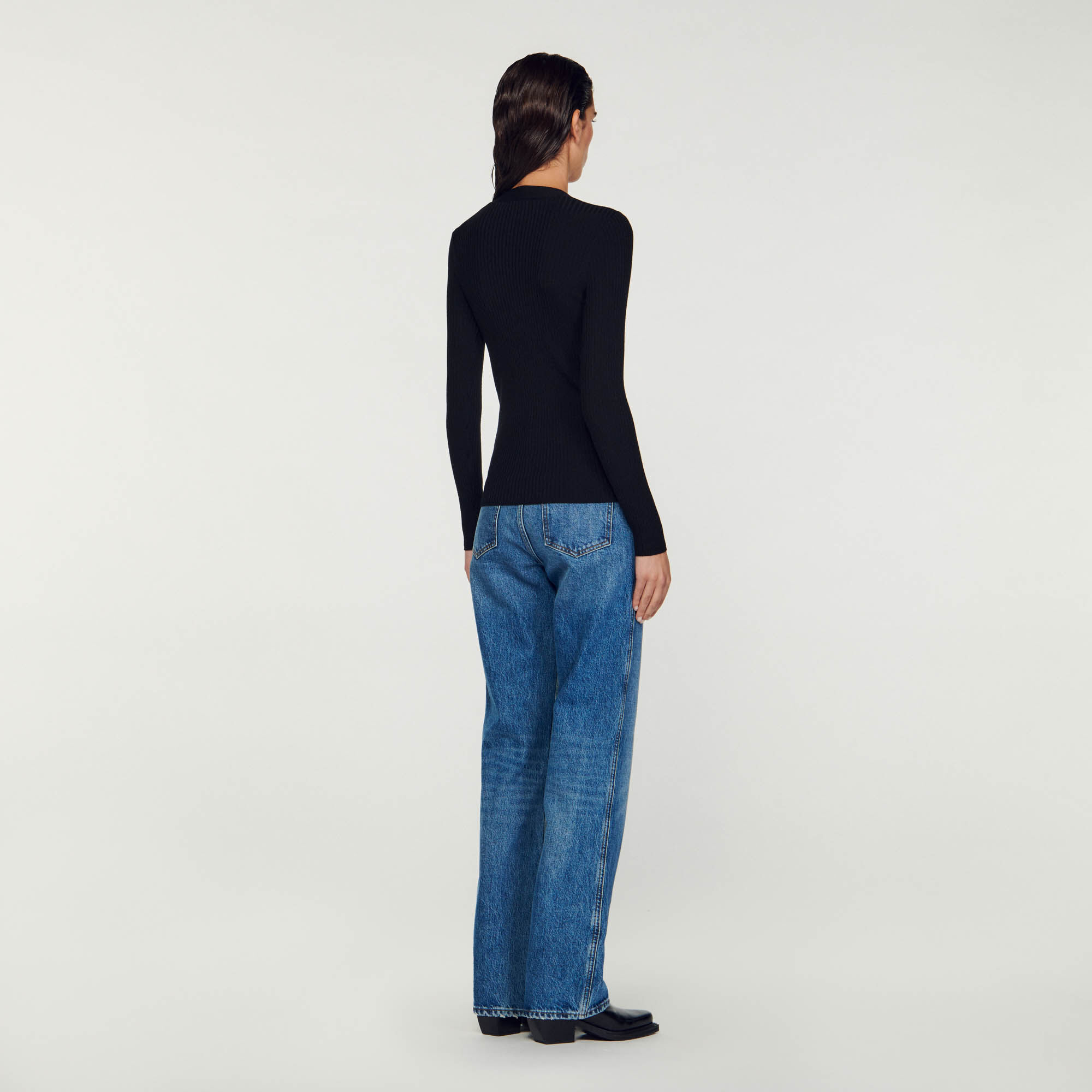 Cardigan in certified viscose