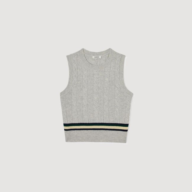 Sleeveless short jumper